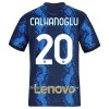 Camiseta de fútbol Inter Milan Hakan Calhanoglu 20 Primera Equipación 2021/22 - Hombre